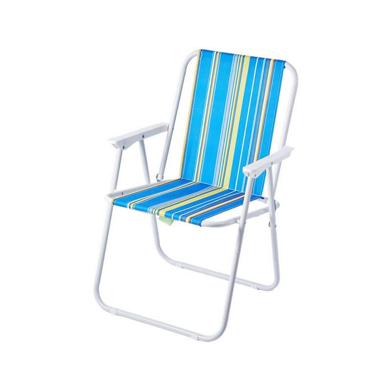 Silla de playa plegable con reposabrazos