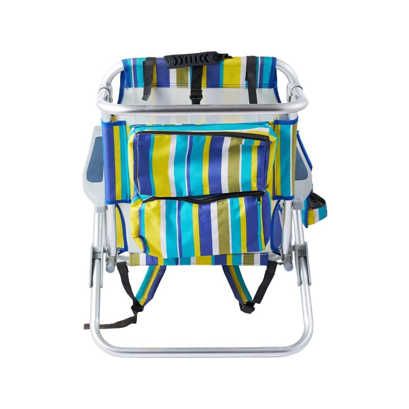 Silla reclinable portátil con reposacabezas
