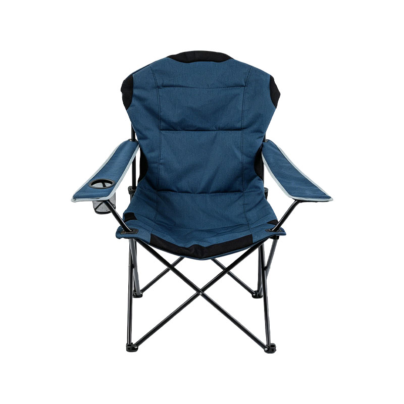 Silla de camping plegable con reposabrazos