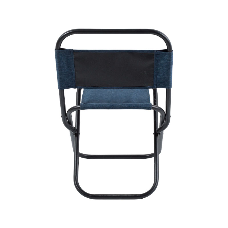 Silla de camping compacta plegable con respaldo