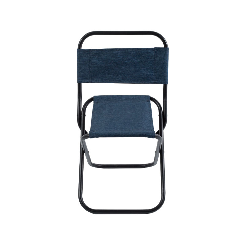 Silla de camping compacta plegable con respaldo