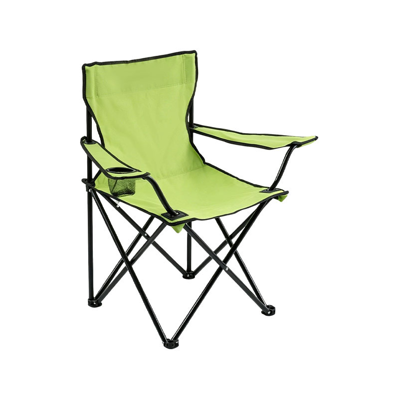 Sillón de campamento pequeño con portavasos