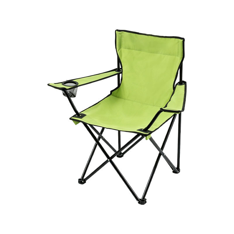 Sillón de campamento pequeño con portavasos