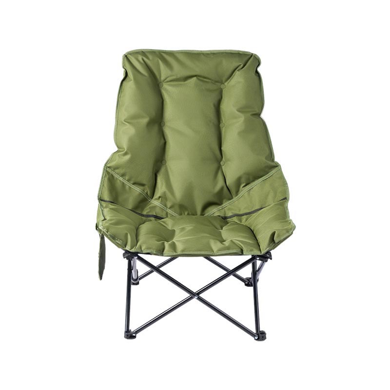 Silla de luna alta acolchada con bolsillo lateral