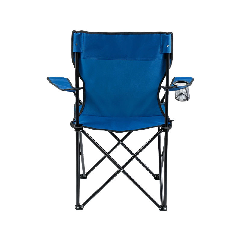 Sillón de pesca al aire libre con portavasos