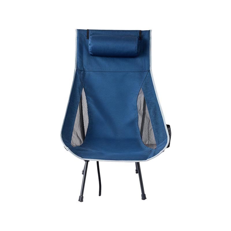 Silla plegable ultraligera con respaldo alto
